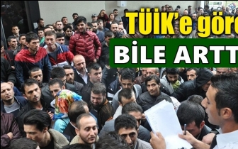 TÜİK'e göre, işsizlik 0,8 puan arttı!