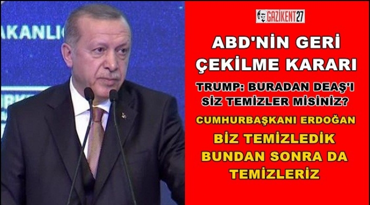 Tump, bize 'DEAŞ'ı temizler misiniz?' dedi