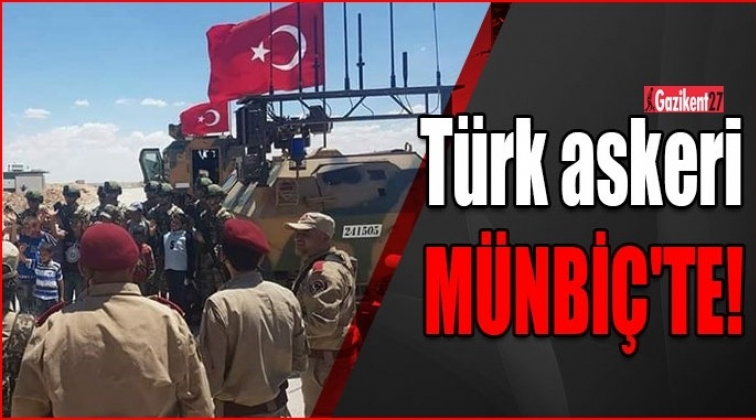 T&uuml;rk askeri M&uuml;nbi&ccedil;&rsquo;te g&ouml;reve başladı