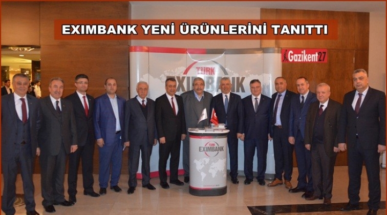 Türk Eximbank GAİB’de yeni ürünlerini tanıttı