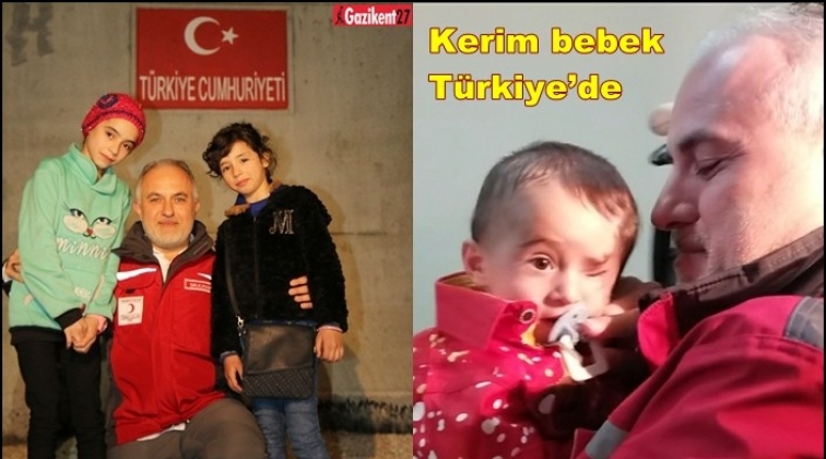 Türk Kızılayı, savaşın simgesi Kerim bebeğe sahip çıktı