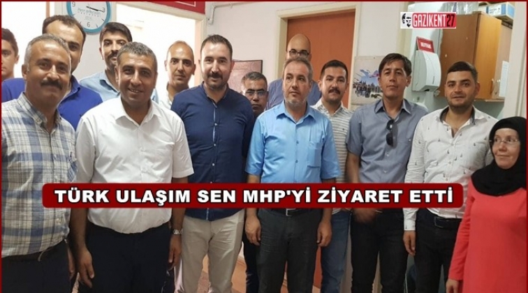 T&uuml;rk Ulaşım Sen'den MHP'ye ziyaret