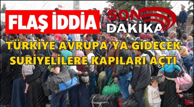 Sabah gazetesi: Türkiye göçmenlere Avrupa kapılarını açtı