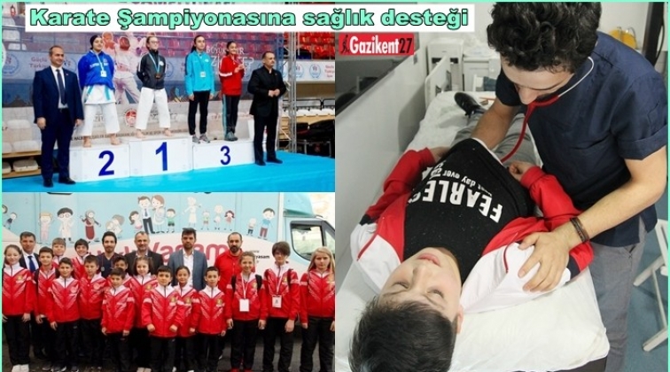 Türkiye Karate Şampiyonası’na sağlık desteği