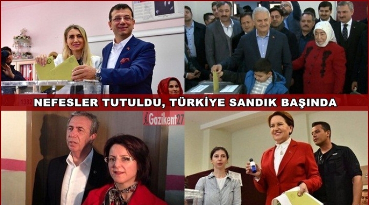 T&uuml;rkiye sandık başında...