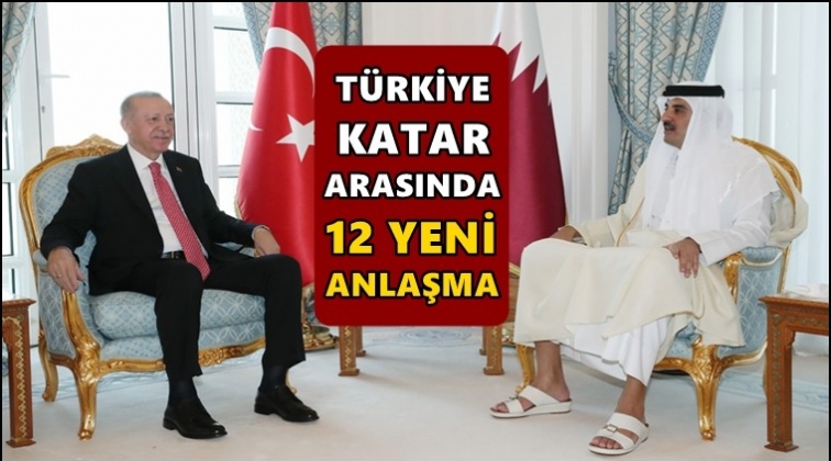 Türkiye ve Katar 12 yeni anlaşma imzaladı!