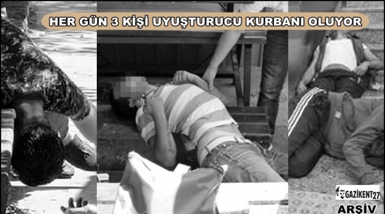Türkiye’de günde üç kişi uyuşturucu kurbanı