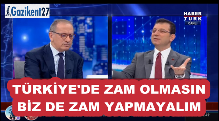 Türkiye'de zam olmasın biz de yapmayalım