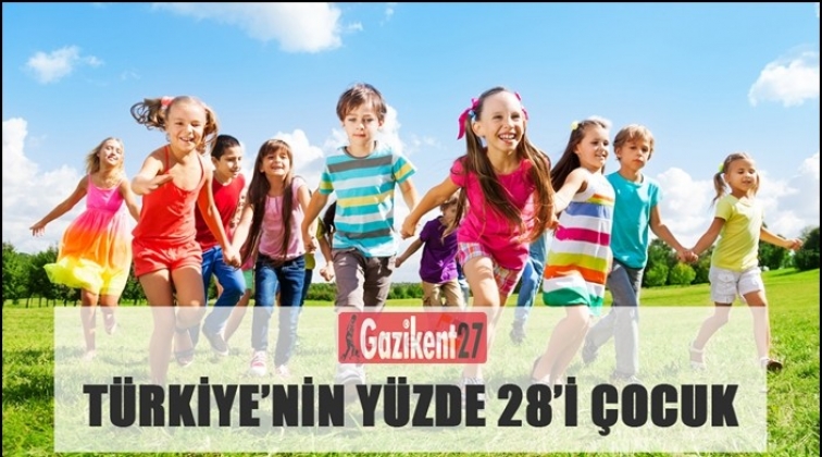 Türkiye’nin çocuk nüfusu 22 milyon 920 bin