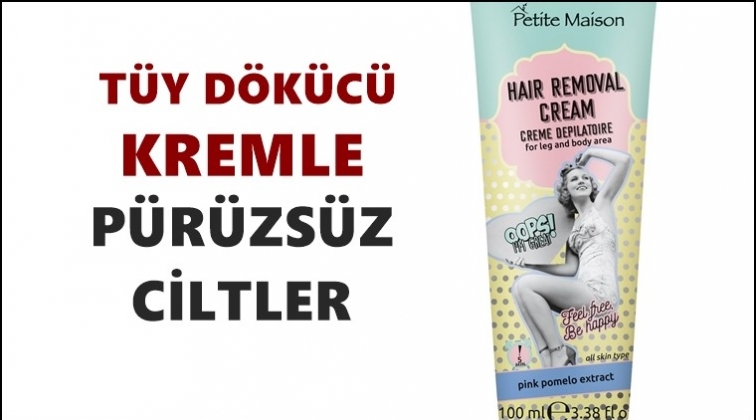 Tüy Dökücü Kremle Pürüzsüz Ciltler