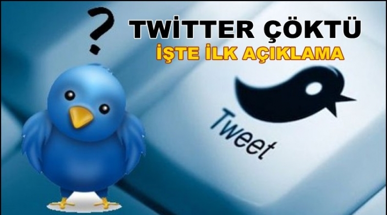 Twitter çöktü...