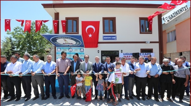 Uğurtepe Cami t&ouml;renle a&ccedil;ıldı