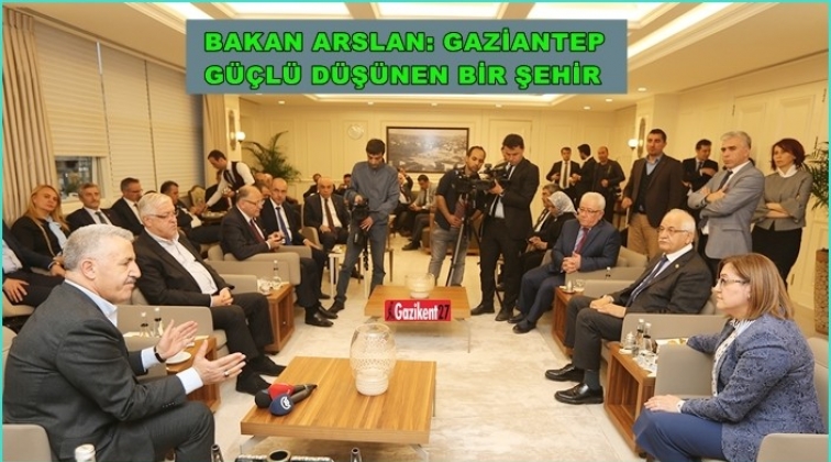 Ulaştırma Bakanı Arslan Gaziantep'te