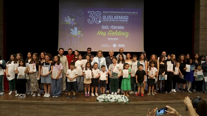 Uluslararası Çocuk Resimleri Yarışması'nın ödülleri sahiplerini buldu