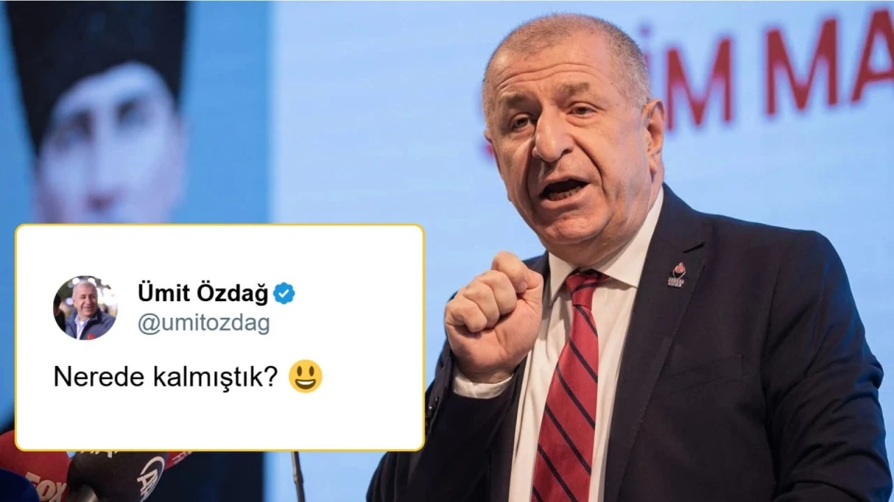 Ümit Özdağ'dan ilk paylaşım: Nerede kalmıştık?