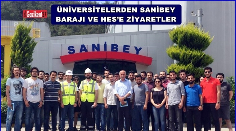 &Uuml;niversite &ouml;ğrencilerinden Sanibey Barajı'na ziyaret