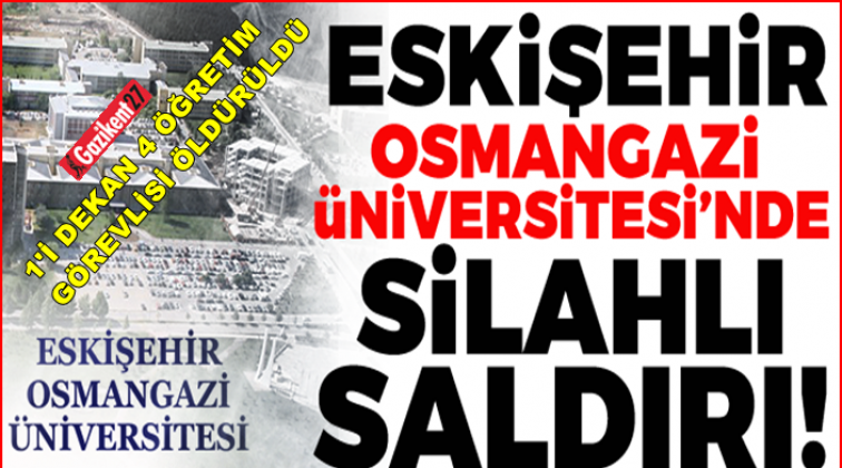 &Uuml;niversitede kurşun yağdırdı, 4 &ouml;ğretim g&ouml;revlisi &ouml;ld&uuml;!