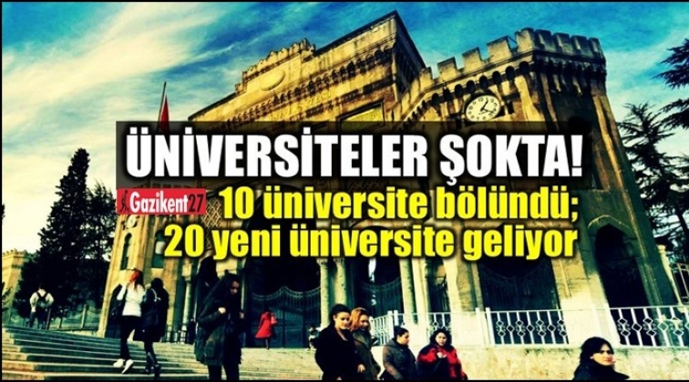 &Uuml;niversiteleri b&ouml;len tasarı kabul edildi