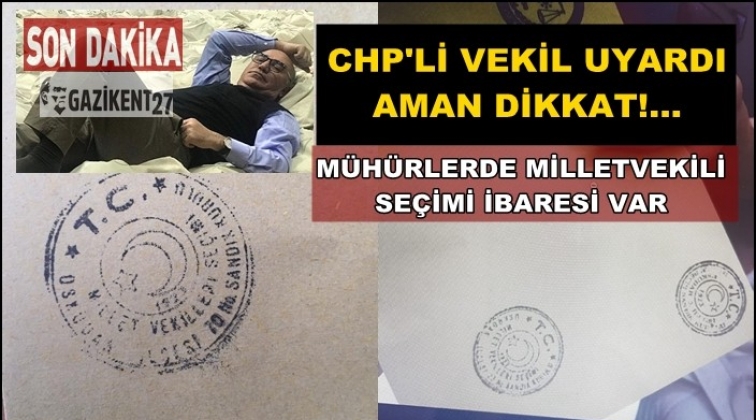 Üsküdar’da sandık kuruluna hatalı mühür verildi