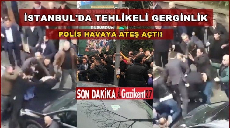 Üsküdar'da tehlikeli kavga: Polis havaya ateş açtı!