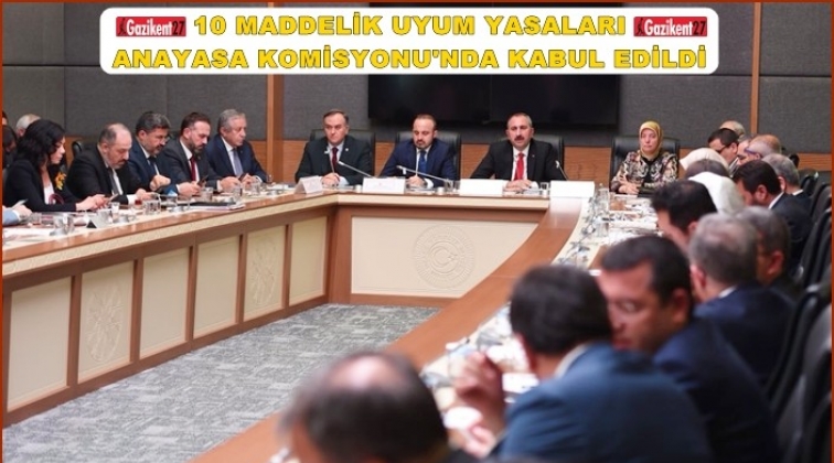 &lsquo;Uyum Yasaları&rsquo; kabul edildi