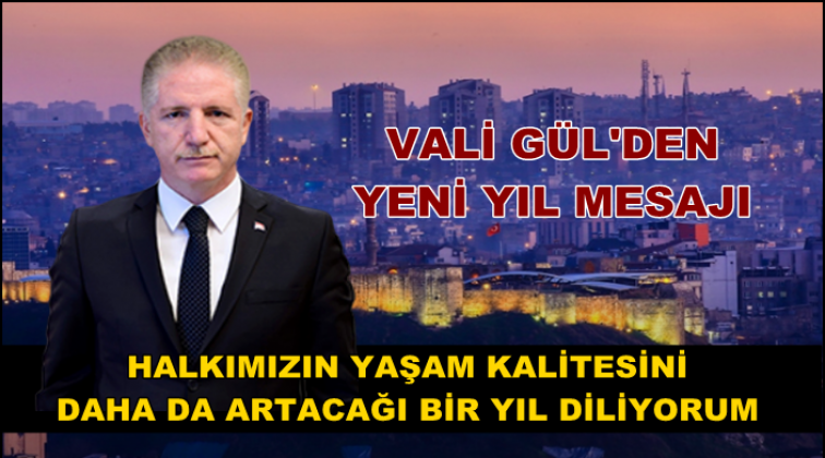 Vali Davut Gül’den yeni yıl mesajı