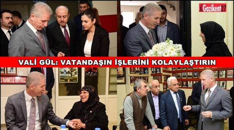 Vali G&uuml;l: Vatandaşların işlerini kolaylaştırın