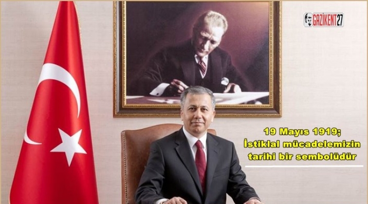 Vali Yerlikaya'dan '19 Mayıs' kutlama mesajı
