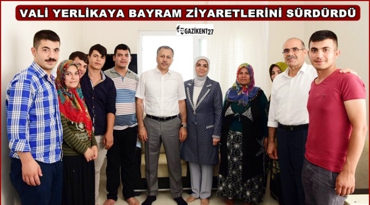 Vali Yerlikaya&rsquo;dan Bayram ziyaretleri