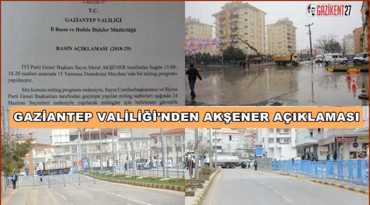 Valilik: 'Mitingler İ&ccedil;in Belirlenen G&uuml;venlik &Ouml;nlemleri'