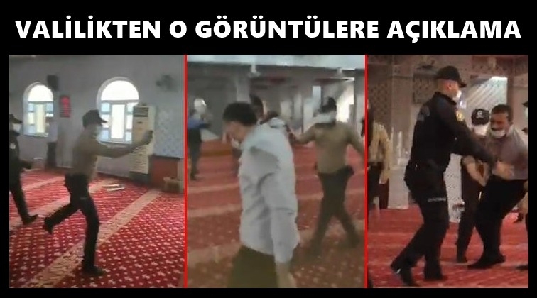 Valilikten camide müdahaleye açıklama...