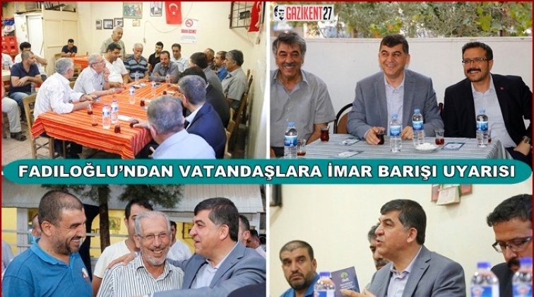 Vatandaşlara imar barışı uyarısı