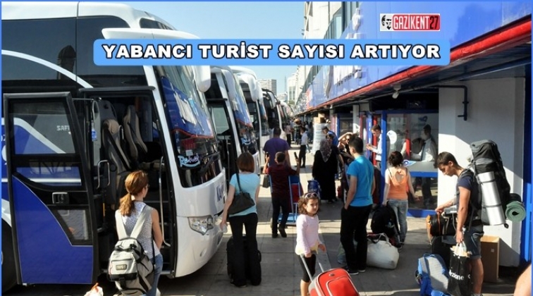 Yabancı turist sayısı arttı