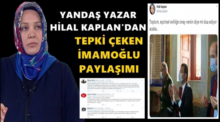 Yandaş yazardan tepki çeken paylaşım!