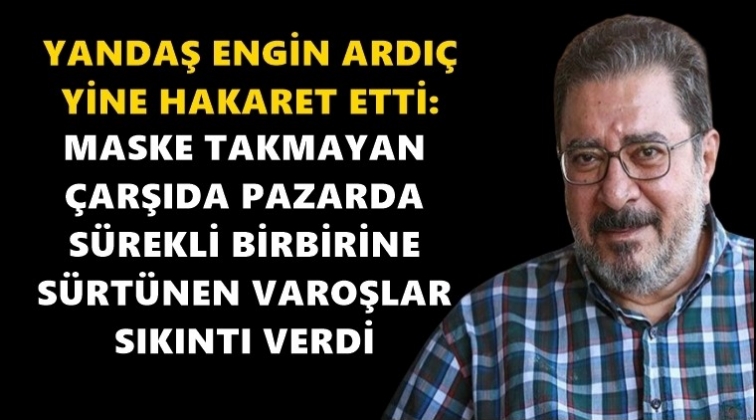 Yandaş yazardan vatandaşa hakaret!