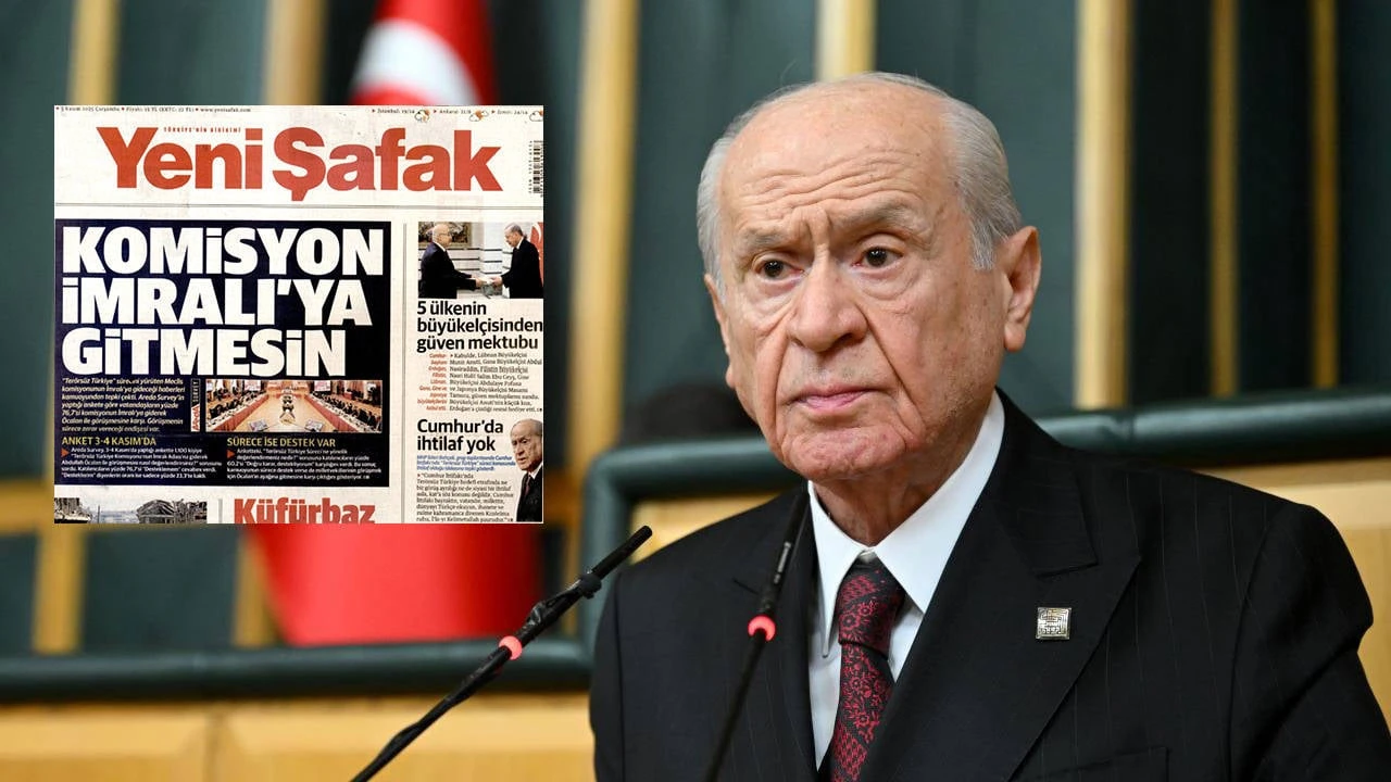 Yandaş Yeni Şafak Bahçeli’ye sert çıktı!