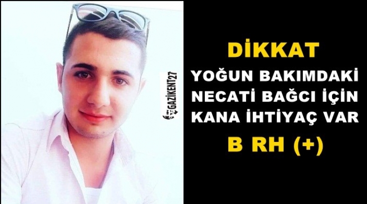 Yaralı gen&ccedil; i&ccedil;in acil kana ihtiya&ccedil; var!..