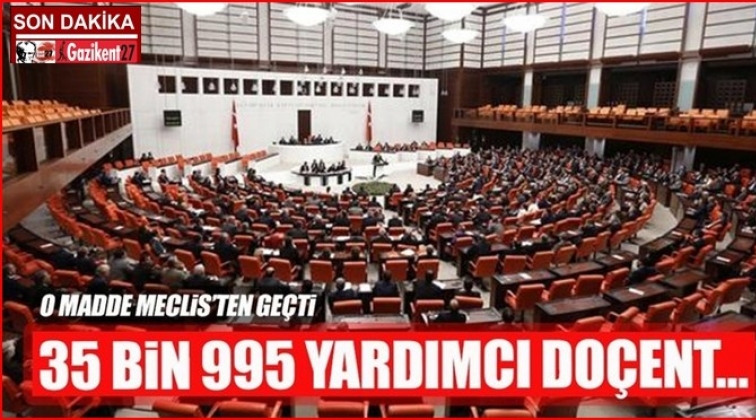 Yardımcı doçentlik kadrosu kaldırıldı!..