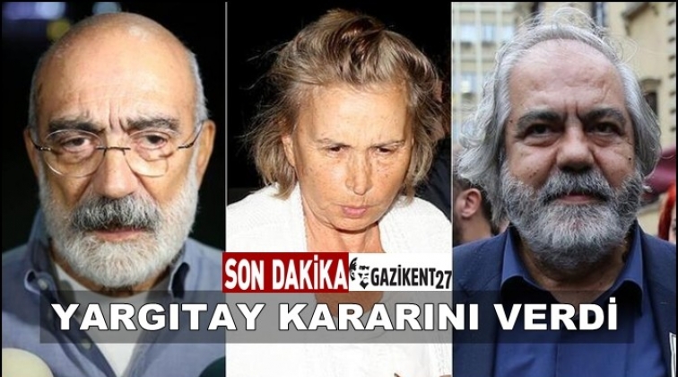 Yargıtay&rsquo;dan Ilıcak ve Altan kararı