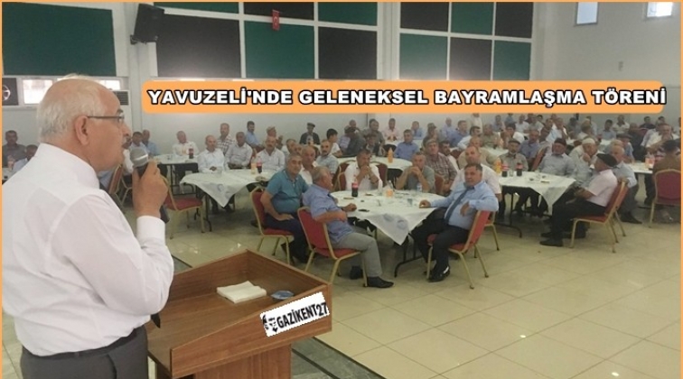 Yavuzeli'nde bayramlaşma t&ouml;reni