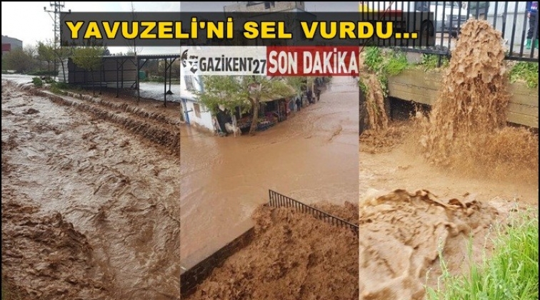 Yavuzeli'ni sel aldı...