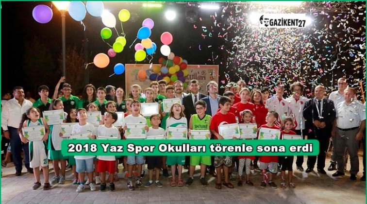 Yaz Spor Okulları sona erdi