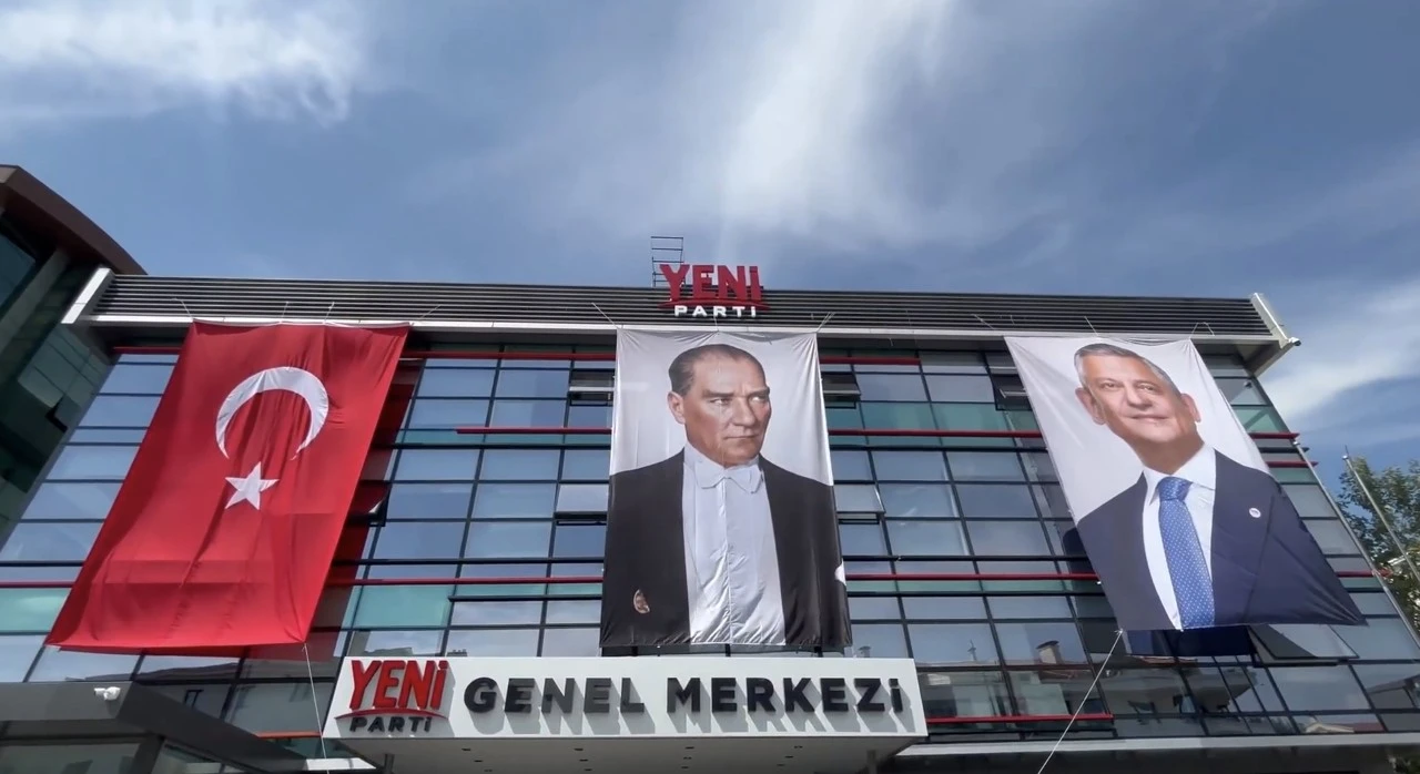 YENİ Parti Genel Merkezi resmen a&ccedil;ılıyor...