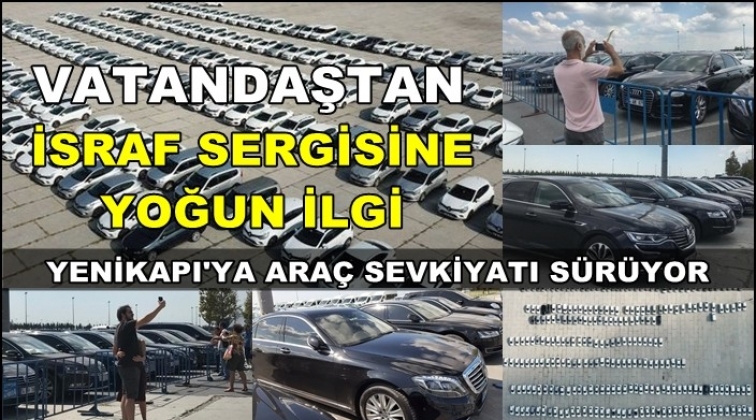 Yenikapı&rsquo;daki israf sergisine yoğun ilgi