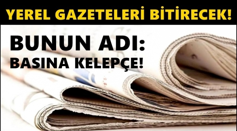 Yerel gazeteleri bitirecek uygulama TBMM'de!