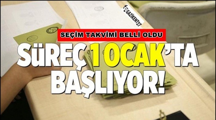 Yerel se&ccedil;im takvimi belli oldu