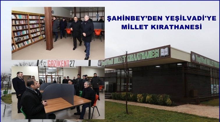 Yeşilvadi Parkına Millet Kıraathanesi