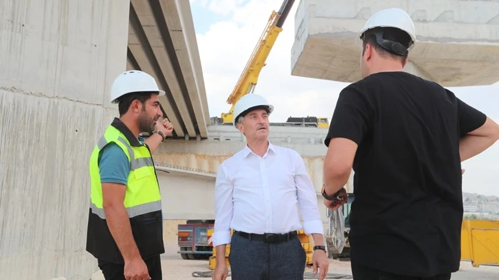 Yeşilvadi Üç Katlı Köprülü Kavşak adım adım yükseliyor