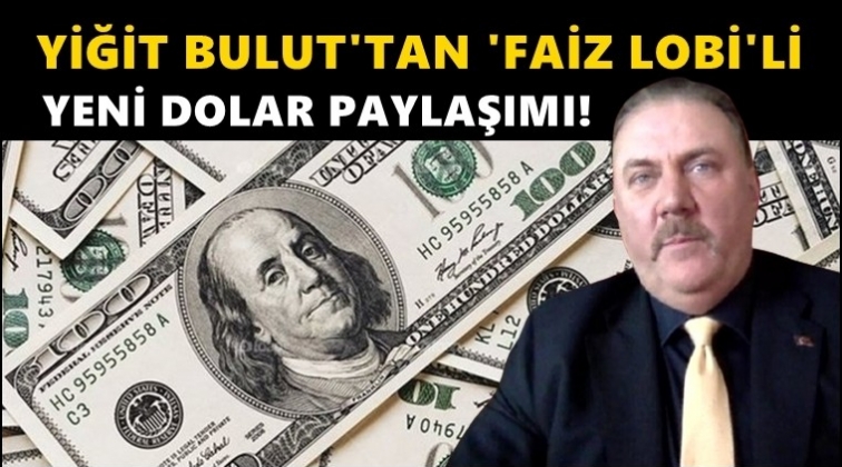 Yigit Bulut'tan faiz lobisi mesajlı paylaşım!