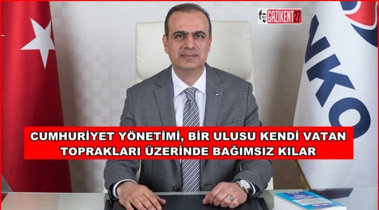 Yıldırım'dan 29 Ekim mesajı
